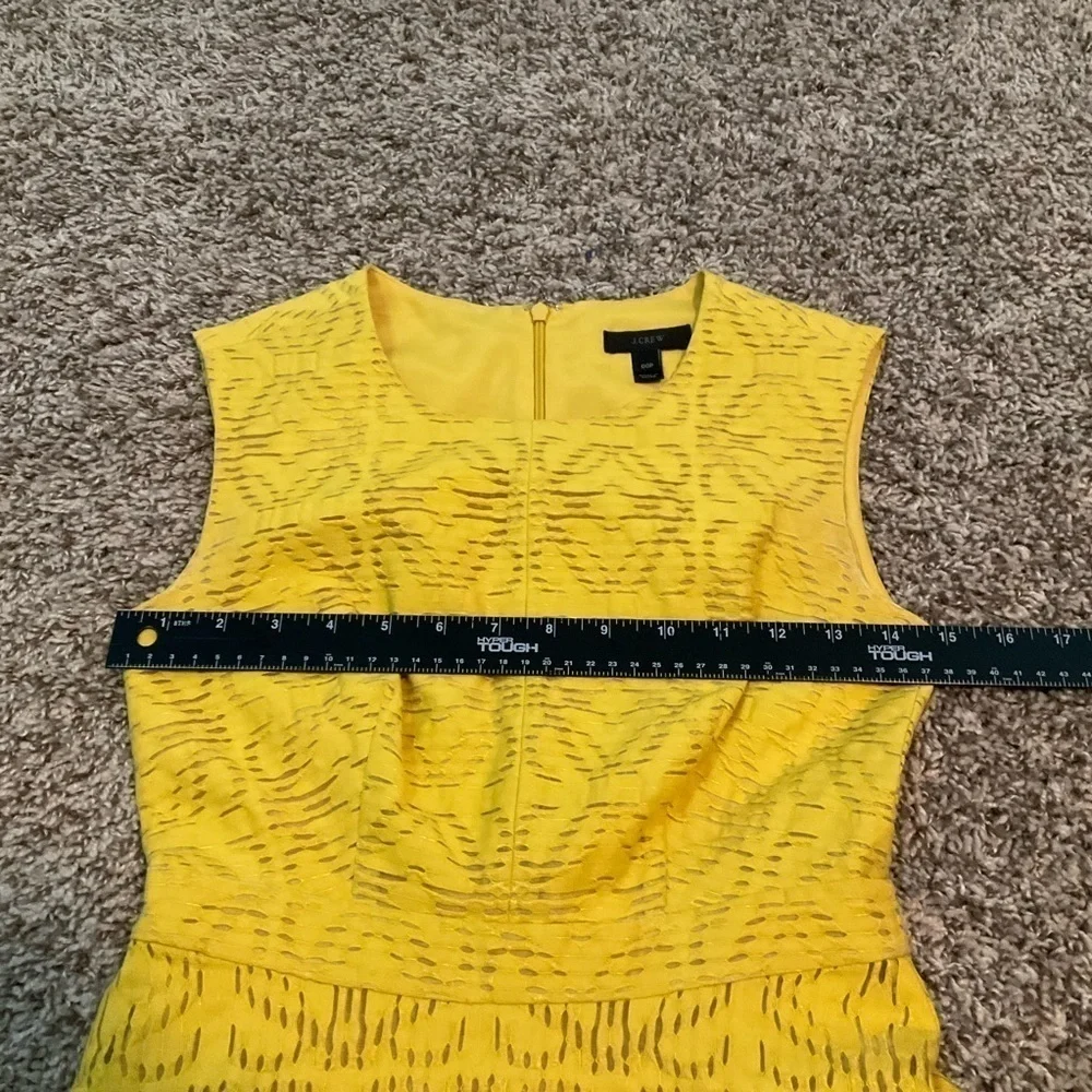 J Crew Eyelet Jacquard Fit Cocktail Midi Dress Size 00P Romantic